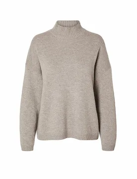 Pullover SLFCILLE beige XS - Selected Femme - FashionsVida
