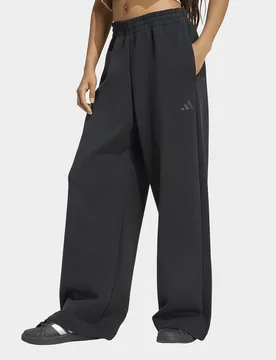 Womens Pantaloni Soft Lux Straight Leg - Nero, nero nero Donna taglia L - Adidas - FashionsVida