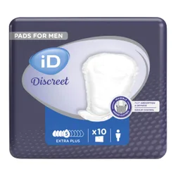 Herren-Einlage Extra Plus, 10 Stück weiss
