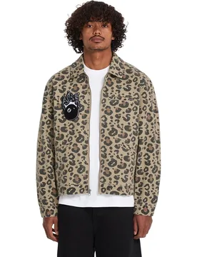 Cazadora de hombre con cremallera y corte boxy por la cintura - Volcom - FashionsVida