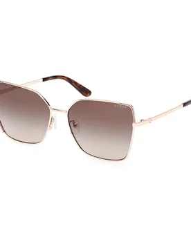 Occhiali Da Sole Da Donna Gu00192 Shiny Rose Gold / Gradient Brown One Size - Guess - FashionsVida