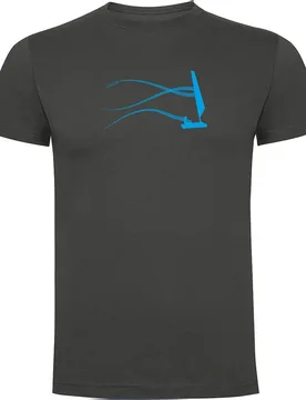 Sail Estella Short Sleeve T-shirt Dark Grey L Men - Kruskis - FashionsVida