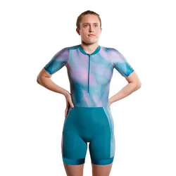 Activate+ Woman Neoprene Short Sleeve Wetsuit Print M Women