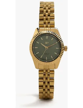 Reloj de mujer de acero inoxidable redondo - Parfois - FashionsVida
