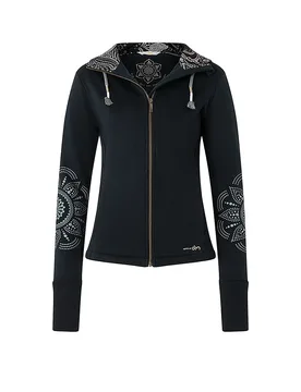 Sudadera de yoga Maui para mujer negro L - Spirit Of Om - FashionsVida