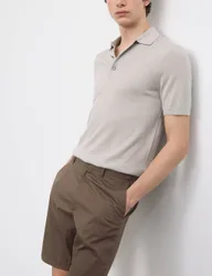 Regular Fit Super Lightweight Chino Shorts Mole Mix male