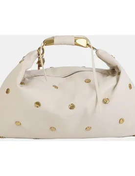 Bolso hobo tachas textura - Lola Casademunt - FashionsVida