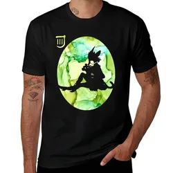 FFXIV Bard Silhouette T-Shirt Soft Basic Cotton Short Sleeve Tee
