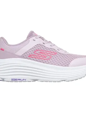 Max Cushioning® Endeavour Running Shoes Lavender Synthetic / Pink Trim UK 6 Women - Skechers - FashionsVida