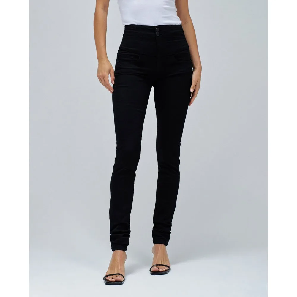 Vaquero pitillo de mujer Diva push in true de tiro alto - Salsa Jeans - FashionsVida