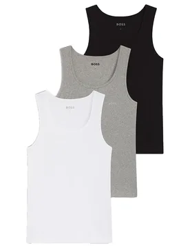 Maglietta Senza Maniche 10271762 3 Unità Open Miscellaneous M - BOSS - FashionsVida