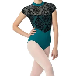Justaucorps à Manches Courtes Manilacrem Seaweed 2XL