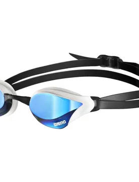 Cobra Core Swipe Mirror Swimming Goggles Blue / White One Size Men,Women - Arena - FashionsVida