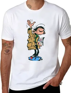 Gaston Goof Waving T-Shirt funny t shirts cotton t shirt man plain T-Shirt - Aliexpress - FashionsVida