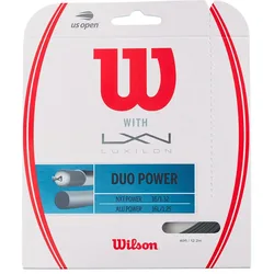 Duo Power Nxt+alu 12.2 M Tennis Single String Silver / Natural 1.25 mm