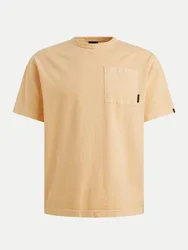 T-Shirt mit Brusttasche Beige XL
