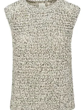 Bicolor vest knitted female - S - FashionsVida