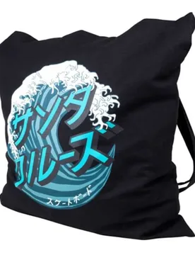 Sac En Toile Japanese Wave Dot Natural One Size unisex - Santa Cruz - FashionsVida