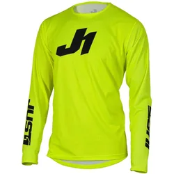 Maglia Moto Cross Enduro J-ESSENTIAL SOLID Giallo Fluo taglia XL