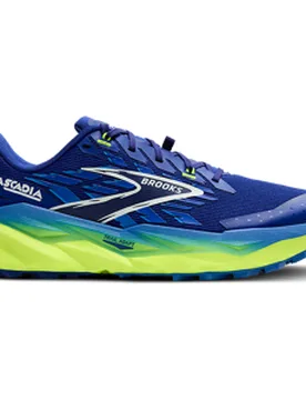 Cascadia 19 Trailschuhe Herren Surf the Web/Nightlife/White 2E (breit) 42 - Brooks - FashionsVida