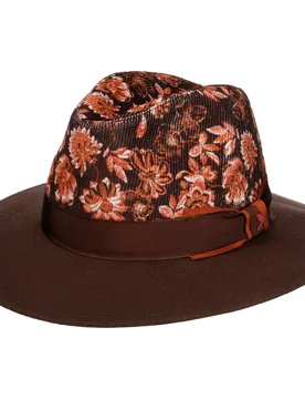 New Paisley Crown Wool Hat by Alfonso DEste - dark brown - Female - Size: S (54-55 cm) - Alfonso D´Este - FashionsVida