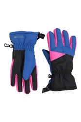 Extreme Kids Waterproof Ski Gloves II - Bright Pink - Bright Pink - Size: XL
