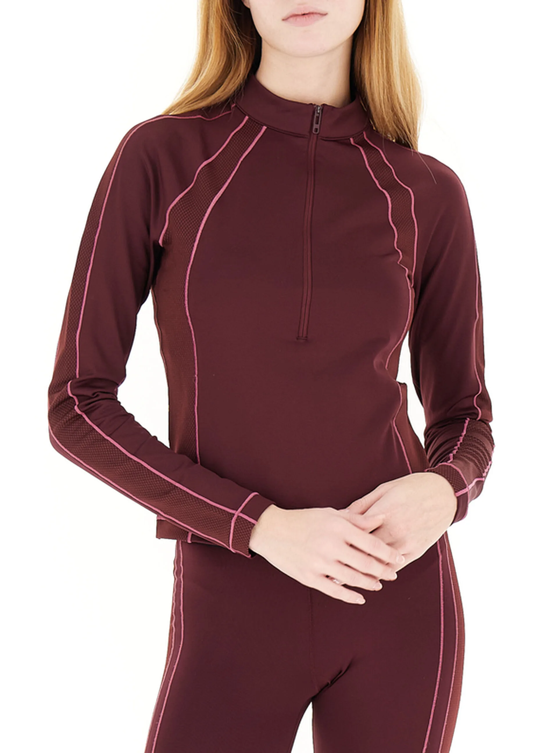 Felpa mezza zip BORDEAUX SM - Under armour - FashionsVida