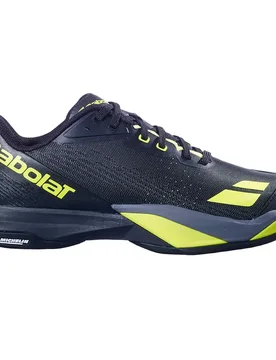 Jet Mach 4 All Court Shoes Black / Aero UK 8.5 - Babolat - FashionsVida