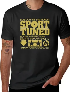 Tamiya Sport Tuned Motor Label T-Shirt anime tops black t shirts for men - Aliexpress - FashionsVida