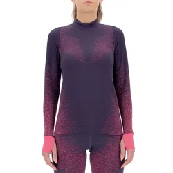 Maglietta A Maniche Lunghe Exceleration Plum / Pink Yarrow L