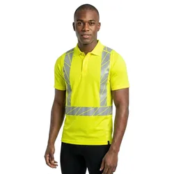 Polo à Manches Courtes Accelerate Safe 22183 Hi-Vis Yellow 5XL