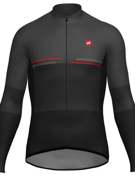 Maglia A Maniche Lunghe Pro Black - Massi - FashionsVida