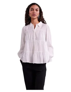 Camicia A Maniche Lunghe Pala Star White 2XL - Yas - FashionsVida