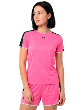 T-shirt à Manches Courtes Challenger Train Pink / Black M - Under armour - FashionsVida