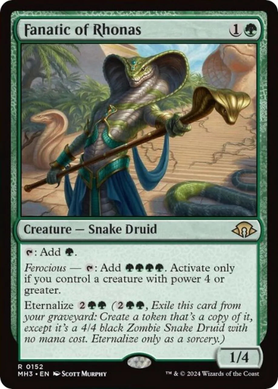 Fanatic of Rhonas Modern Horizons 3 - Magic: The Gathering - FashionsVida