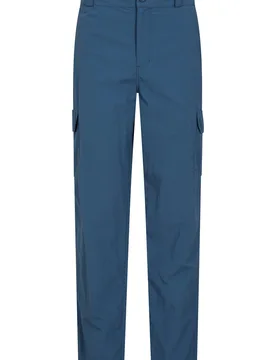Explore Mens Trousers - Short Length - Blue - Blue - Size: W28 - Mountain Warehouse - FashionsVida