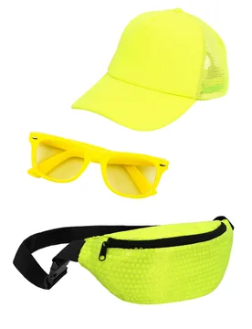 Er Jahre Accessoire Set neongelb - BCI - FashionsVida