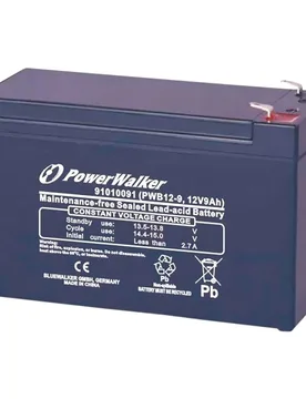 Batterie Ups 12v/9ah Vrla Accu Pwb12-9 Black One Size unisex - Bluewalker - FashionsVida