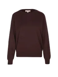 Kaschmirpullover dunkelrot XS damen