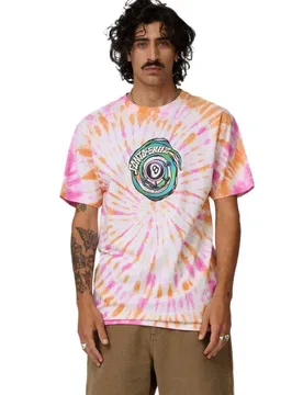T-shirt à Manches Courtes Winkowski Vertigo Orange Tie Dye M - Santa Cruz - FashionsVida