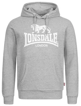 Sweat à Capuche Fremington Marl Grey L - Lonsdale - FashionsVida