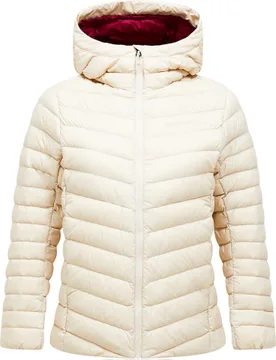Leichte, isolierende Stepp-Und Daundenjacke – Damen / Frost Down Hood Jacket W Frost Down Hood Jacket Sand Fog für Damen - Peak Performance - FashionsVida