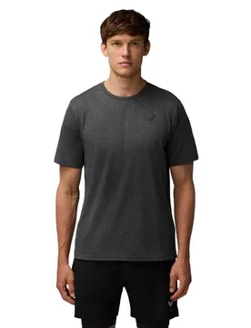 T-shirt à Manches Courtes Flow Engineered Knit Black / Black S - Castore - FashionsVida