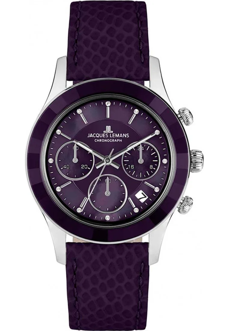 Womens 1-2151j Ladies Venice Watch - Silver - One Size - Jacques Lemans - FashionsVida