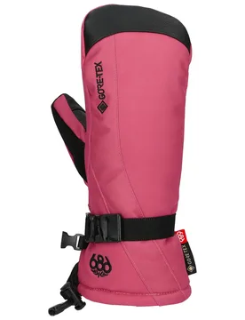 Moufles de ski isolés et imper-respirantes en GORE-TEX W Gore-Tex Linear Mitt Rosewood für Damen Größe M Rosa - 686 - FashionsVida