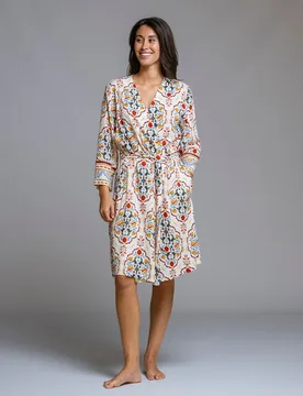 Bata de mujer tira estampada - Señoretta - FashionsVida