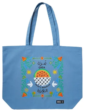 Gaza Pride & Resilience Tote Bag - Amnesty International - FashionsVida