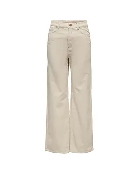 Cordhose Wide Leg ONLHOPE creme 38/L32 damen - Only - FashionsVida