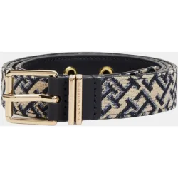 Cinturón de mujer con estampado monogram