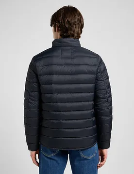 Regular Stand Collar Puffer Jacket Black Größe M male - Lee - FashionsVida